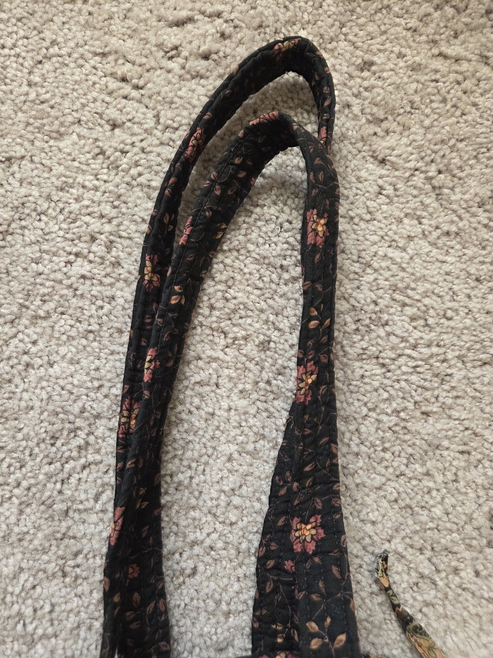 Vintage Vera Bradley Duffle Bag in Black and Brown - Picture 4 of 9